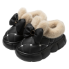 🔥Heißer Verkauf 49% Rabatt🎄Niedliche Slipperboots mit Schleife und Plüschfutter für Damen