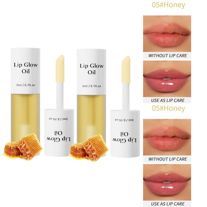 💋 Get the Perfect Pout✨ Tinted Lip Glow Oil - For Lush, Hydrated Lips with a Natural Glow! 💖