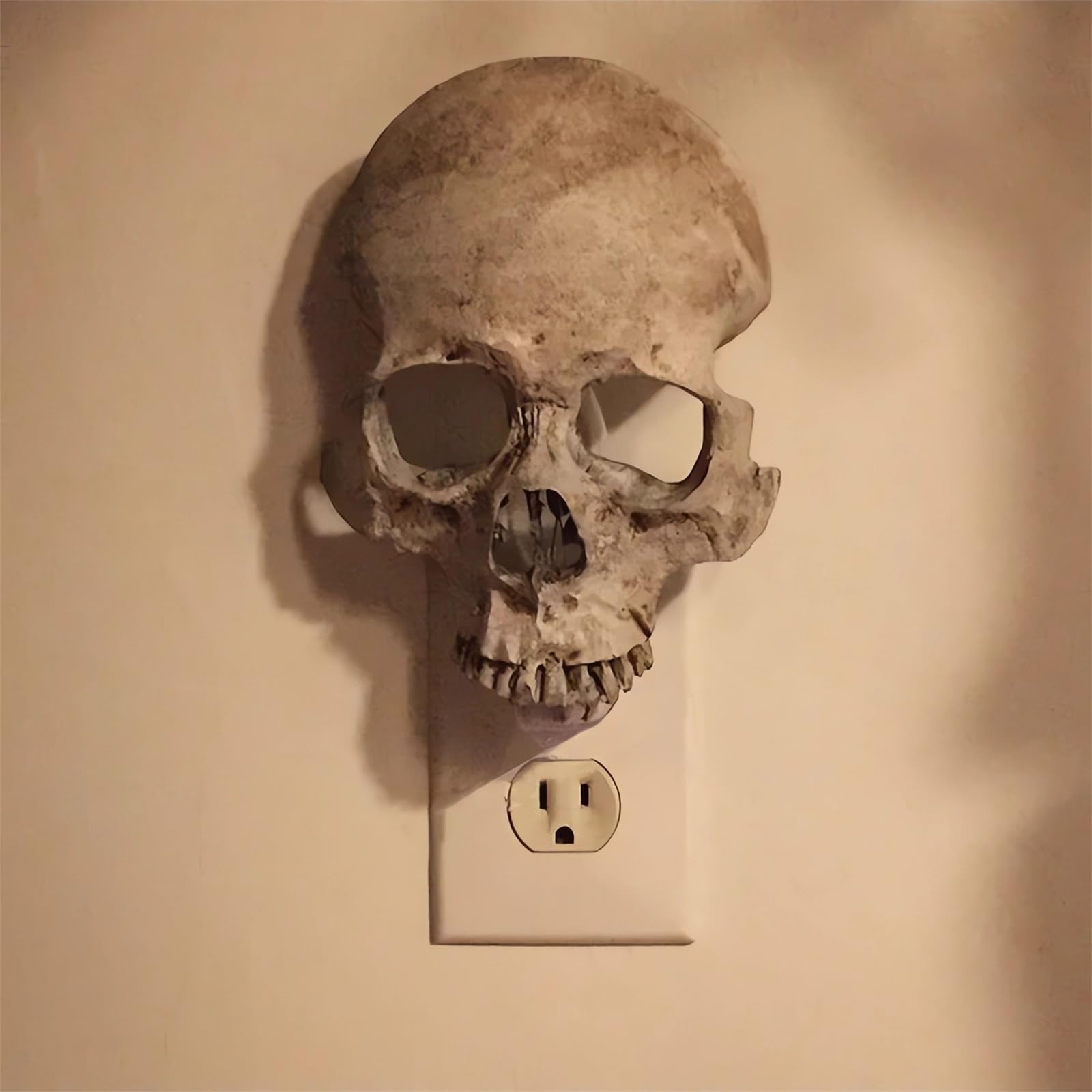 TikTok Last Day Promotion -60% OFF🎉New Halloween Decoration- Handcrafted Skull Night Light