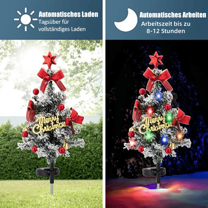 🔥LETZTER TAG 50 % RABATT🎄Solar Weihnachtsbaumlichter Außenbeleuchtung wasserdicht