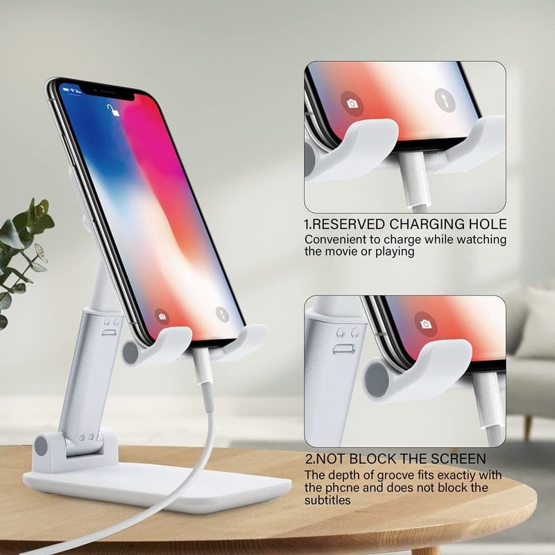 (🔥 Last Day Promotion - 48% OFF) Adjustable Telescopic Folding Cell Phone and Tablet Stand，Buy 2 Get Extra 10% OFF & Free Shipping