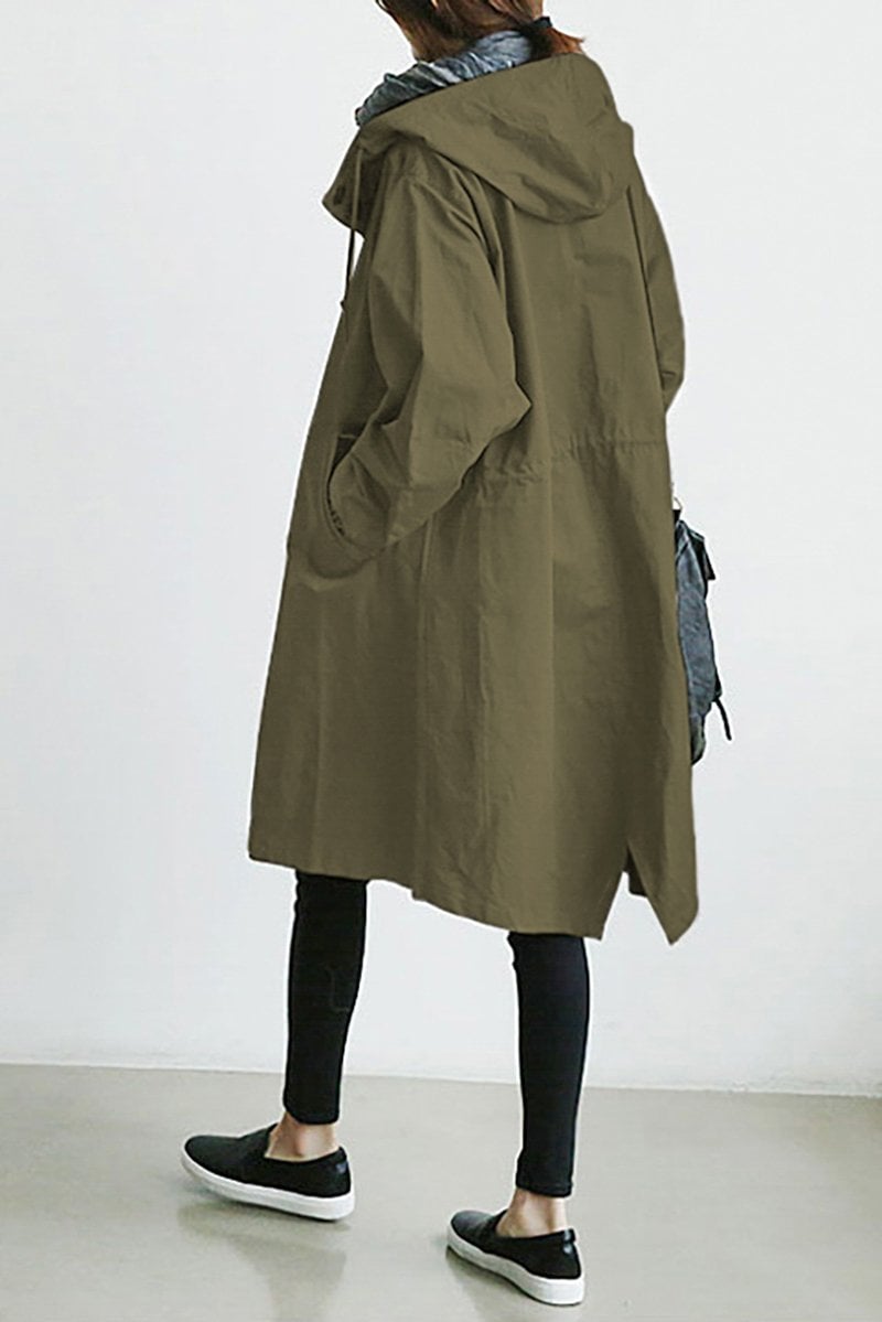 🔥 Last Day 49%OFF🔥 Hooded Trench Coat
