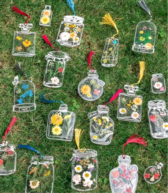 🌼DIY Degradable Plastic Bottle Bookmark Decorations