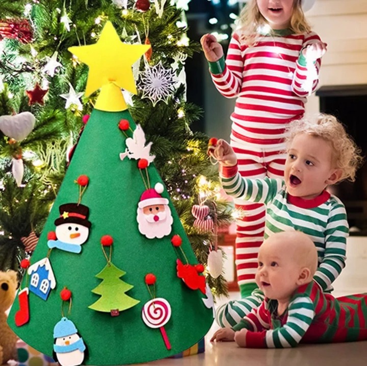 🎄CHRISTMAS PRE SALE - SAVE 50% ✨ DIY Felt Christmas Tree-Kid's Gift-Buy 2 Get Extra 10% OFF