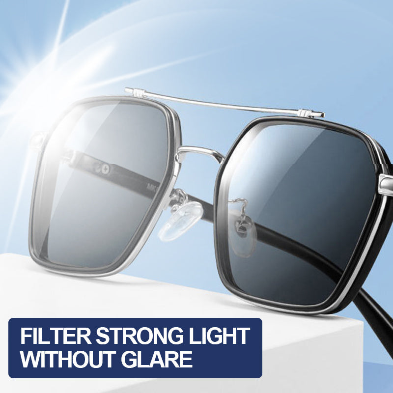 🔥(HOT SALE - 50% OFF) Double Beam Slim Retro PC Frame Optical Glass,BUY 2 FREE SHIPPING