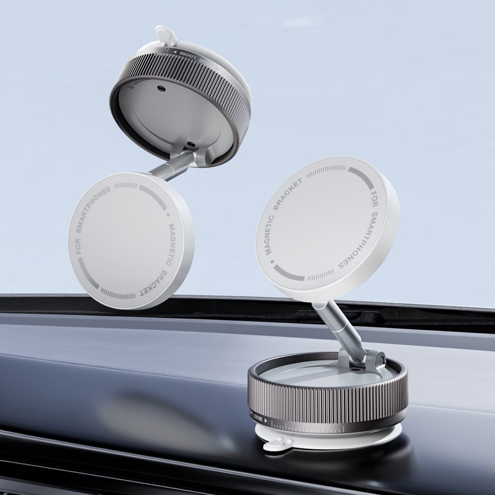 🎁TikTok Last Day Sale - 70% OFF🚗📱Magnetic Phone Mount, Suction Car Phone Holder, Vacuum Phone Mount with One-Step Lock