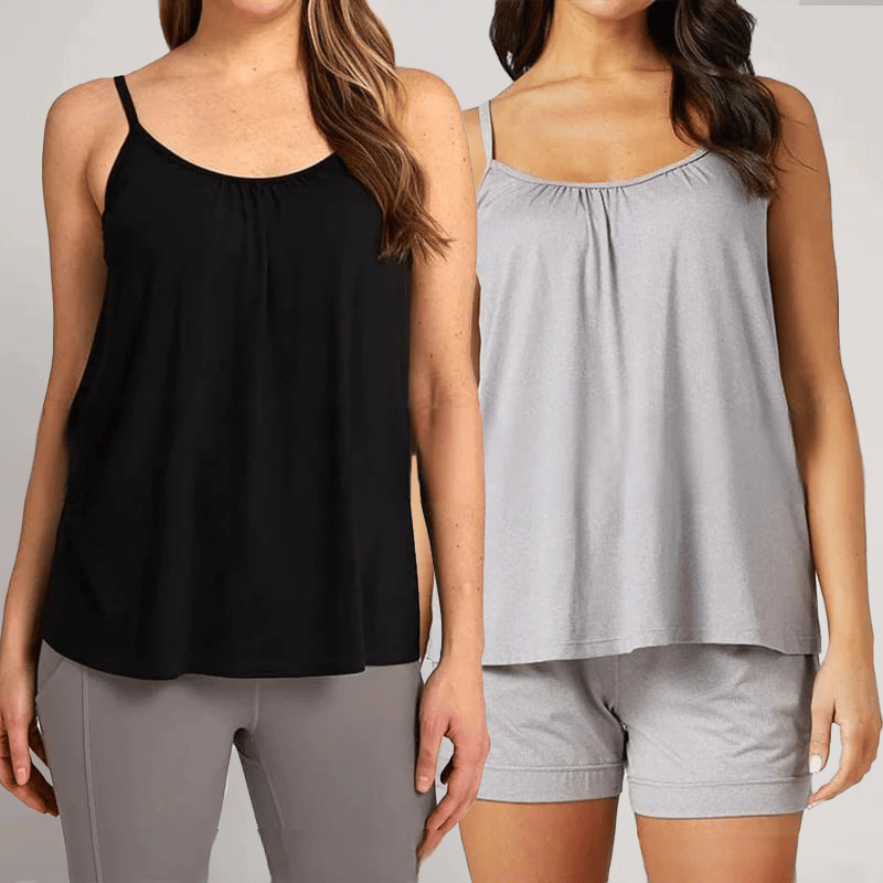 💥Last Day 49% OFF❤️‍🔥2024 Loose-fitting Tank Top With Built-in Bra