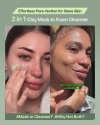 Green Tomato Clay Mask Cleanser, Pore Purifying with 49% Green Tomato Extract