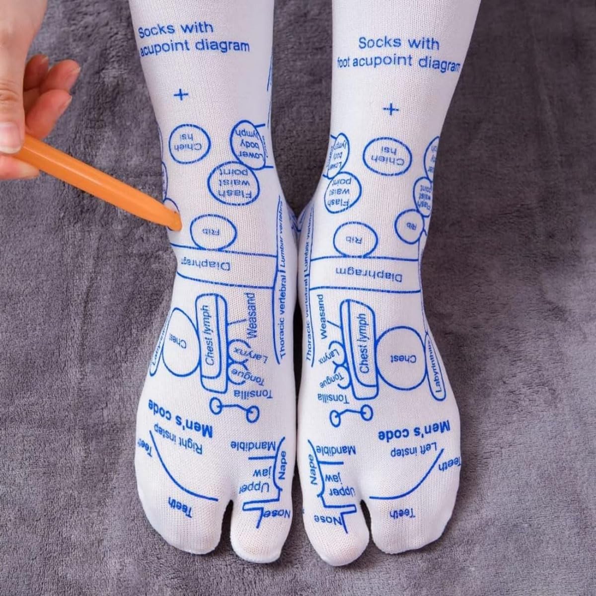 Last Day Promotion 70% OFF - 🔥Reflexology Chart Socks⚡Buy 2 Get Free Shipping