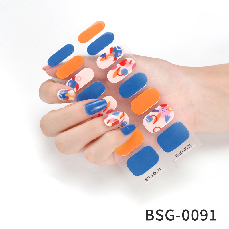 SEMICURED GEL NAIL STICKER