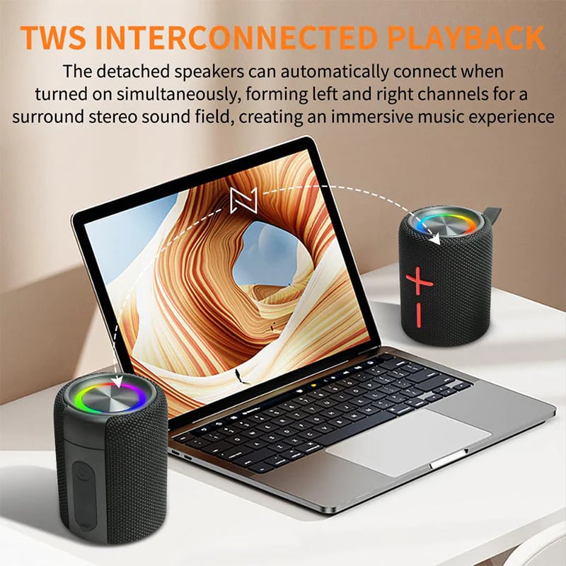 🎁TikTok Last Day Sale - 70% OFF🎉Portable Bluetooth Speaker💥