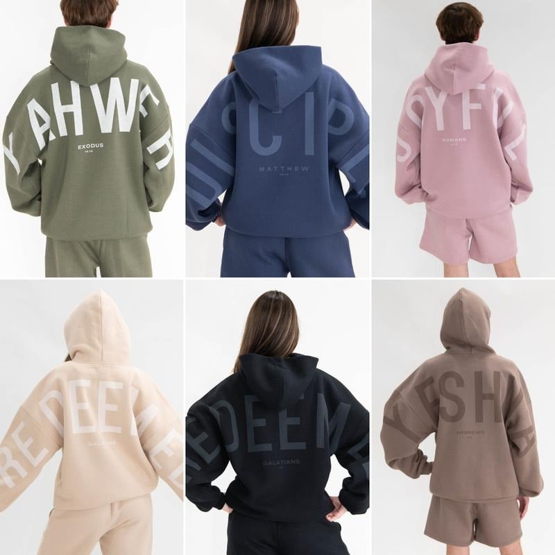 🎁TikTok Last Day Sale - 70% OFF💖💕✝ Essential Hoodie | Oversized Christian Heavyweight Faith Sweatshirt