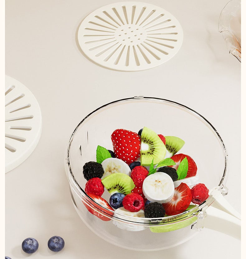 (🔥TikTok Summer SALE) - Multifunctional fruit and vegetable washing bowl