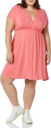 Amazon Essentials Women's Surplice Dress (Available in Plus Size)