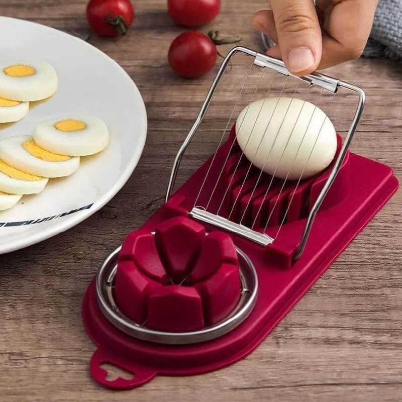 🔥LAST DAY SALE 50% OFF💕2 In 1 Multipurpose Egg Slicer