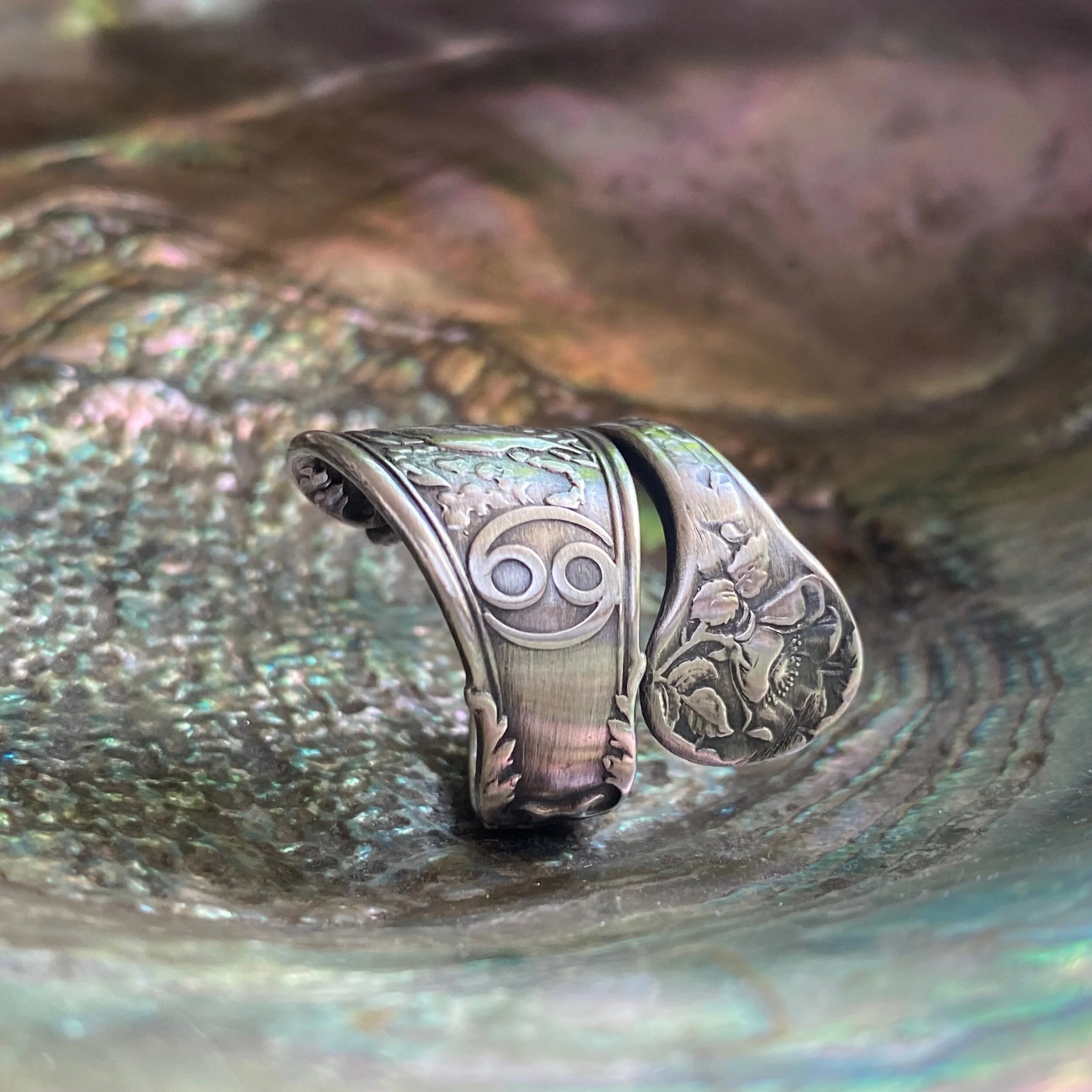 🔥LAST DAY 60% OFF✨Handcrafted Sterling Silver Spoon Ring - Made from Authentic Vintage Silver