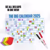 🎁TikTok Last Day Sale - 70% OFF🎉 The Big Calendar 2025 | Dry Erase
