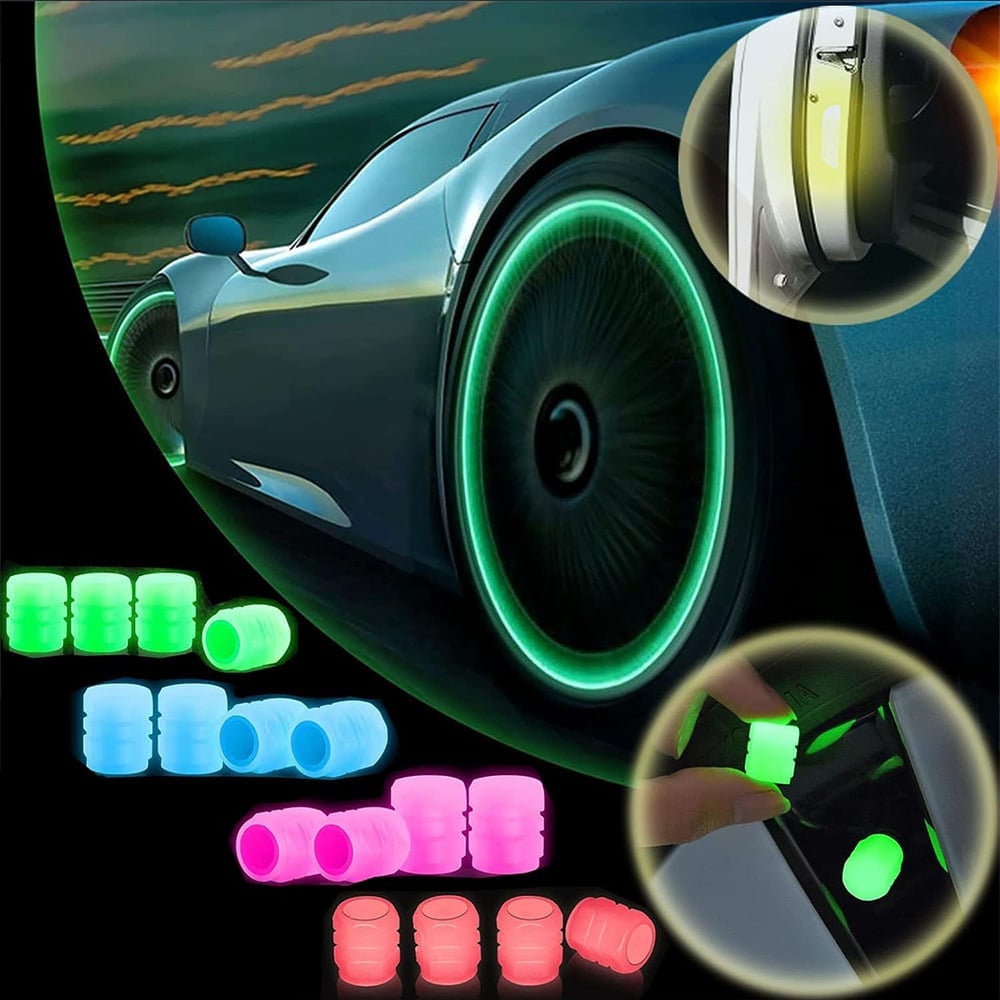 🎁TikTok Last Day Sale - 70% OFF🚗Glow-in-the-Dark Tire Caps 💡