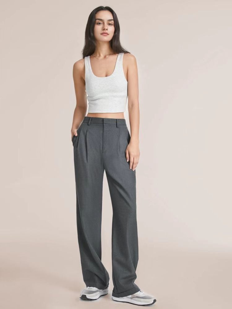 🔥NEW IN 49%OFF - HIGH WAIST TAILORED WIDE LEG PANTS