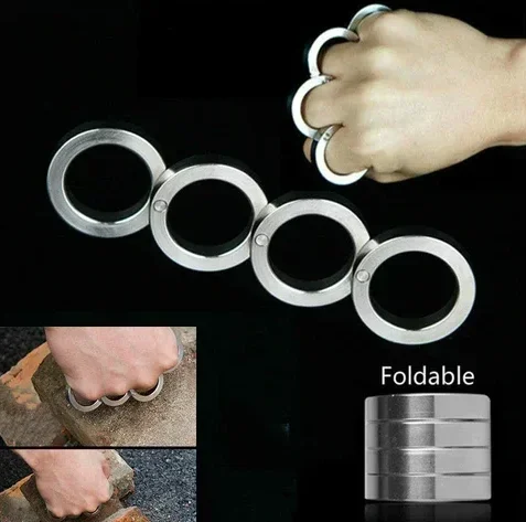 🔥Stainless Steel Outdoor Rotatable Folding Ring