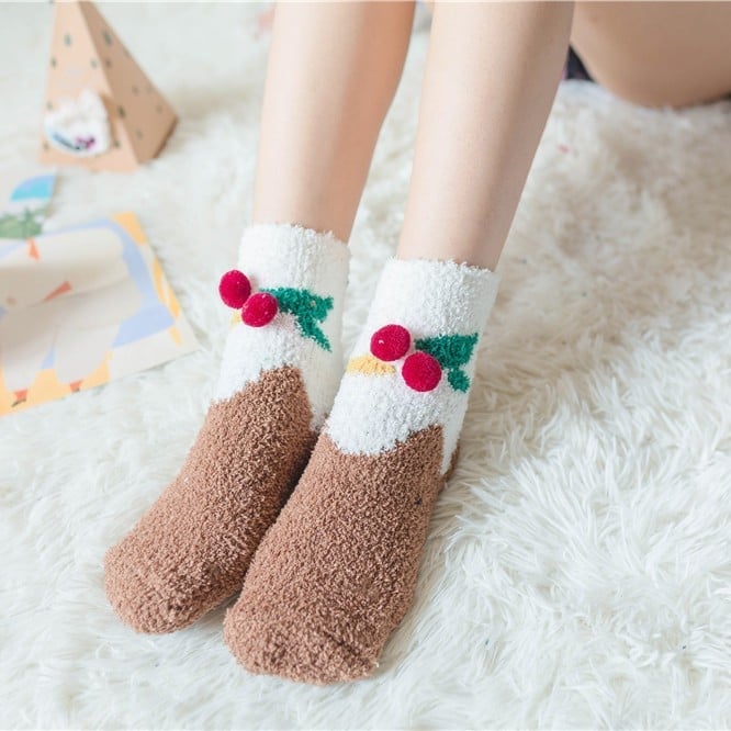 Christmas Style Thickened Warm Socks - Gift Wrapping