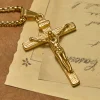 ✝️100% Handmade Crucifix Pendant Charm Necklace(𝐉𝐚𝐜𝐤 𝐌𝐢𝐥𝐥𝐞𝐫 𝐇𝐚𝐧𝐝𝐦𝐚𝐝𝐞®)