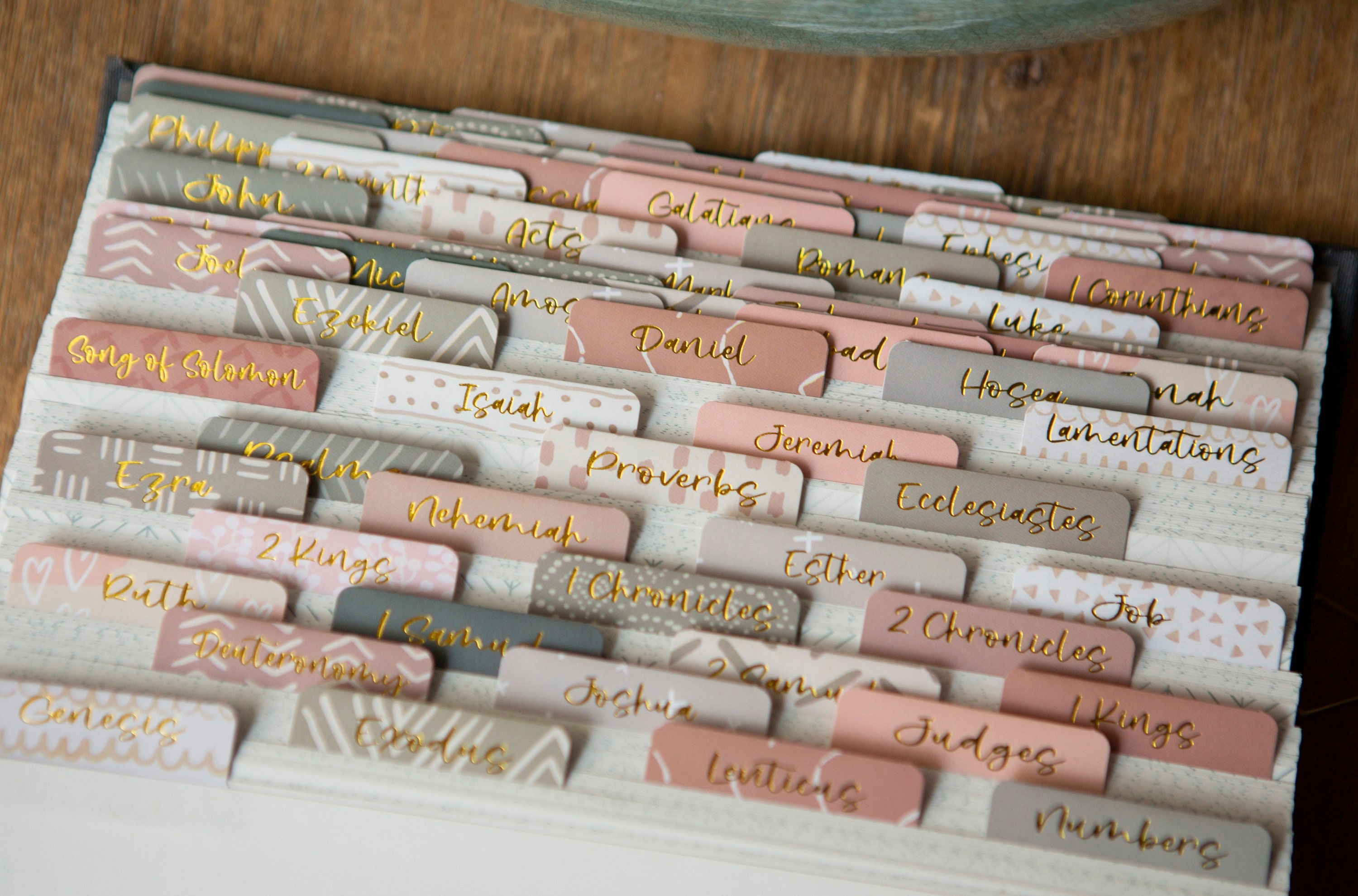 Laminated Bible Tabs