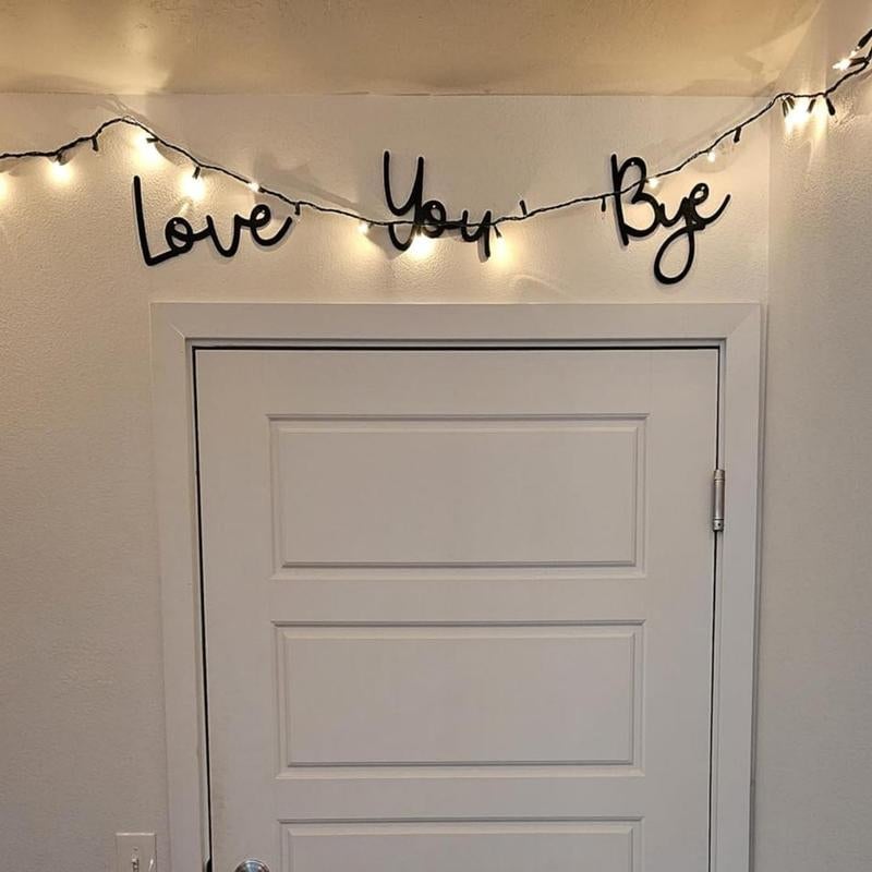 🎁TikTok Last Day Sale - 70% OFF💖Love You Bye Sign Above Door