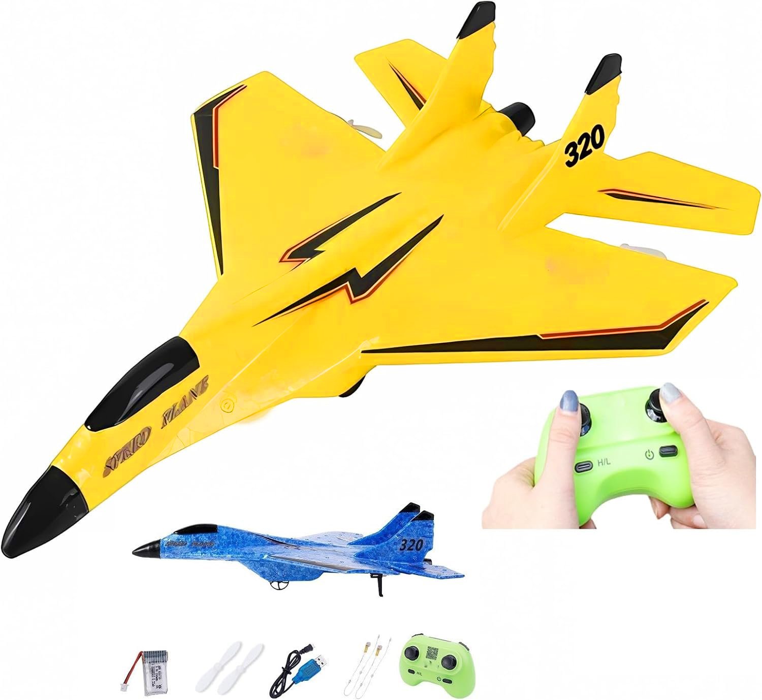 (🌲Early Christmas Sale- 50% OFF) New Remote Control Wireless Airplane Toy - Buy 2 Free Shipping