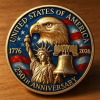 America 250th Anniversary Commemorative Coin