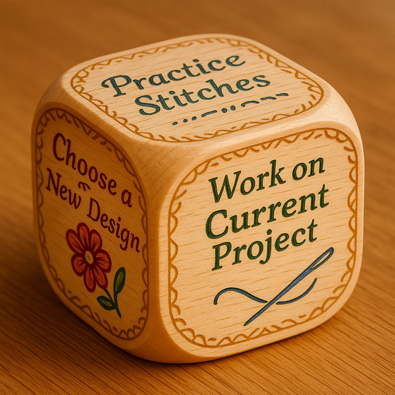 🔥🎄Handmade Wooden Patchwork Decision Dice