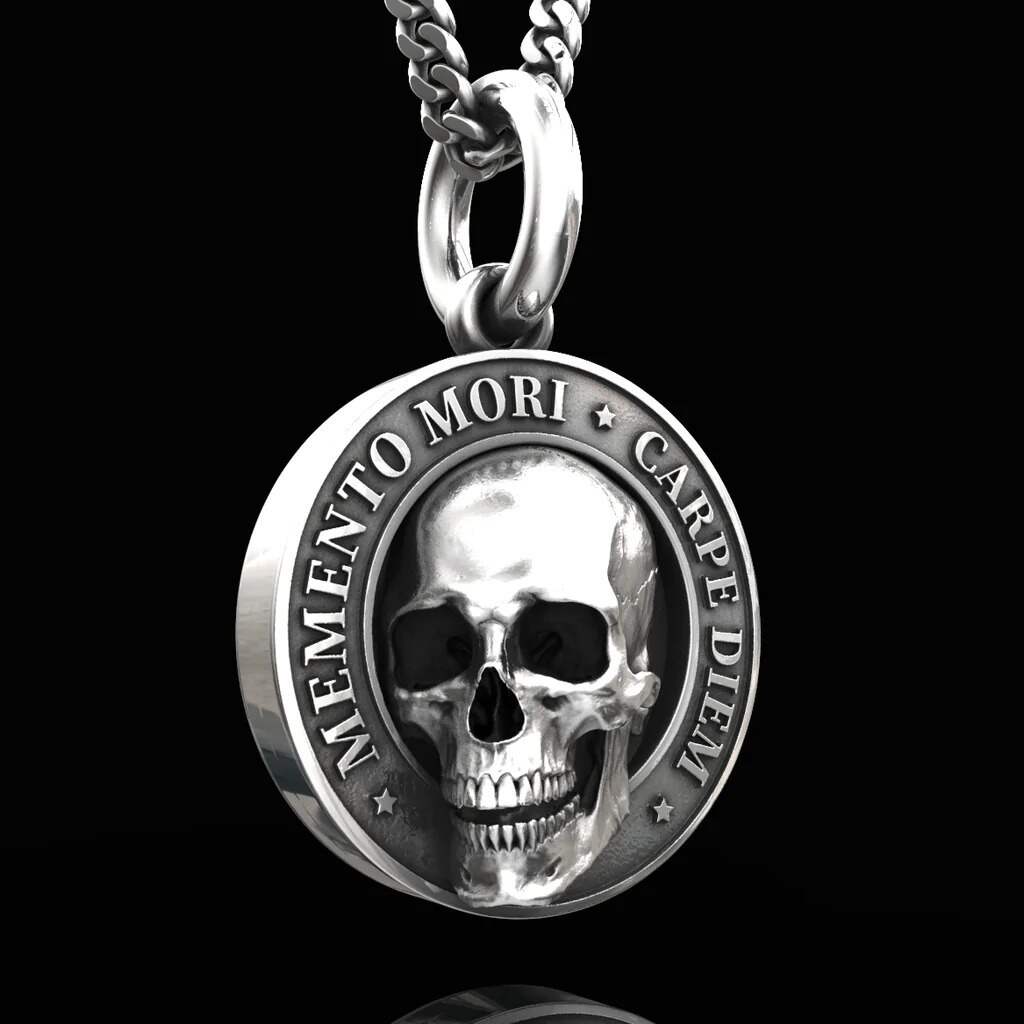 🔥Last Day Promotion 48% OFF-🎁-Memento Mori Skull Pendant