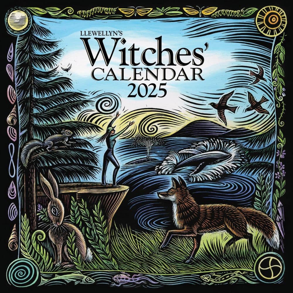 Witches 2025 Wall Calendar