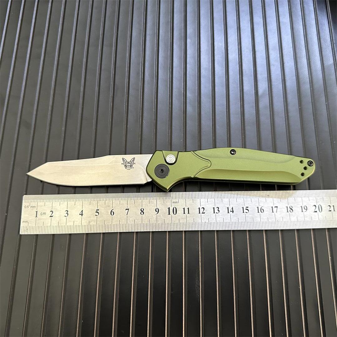 940 Automatic Knife Green Aluminum 3.4, Buy 2 Free Shipping