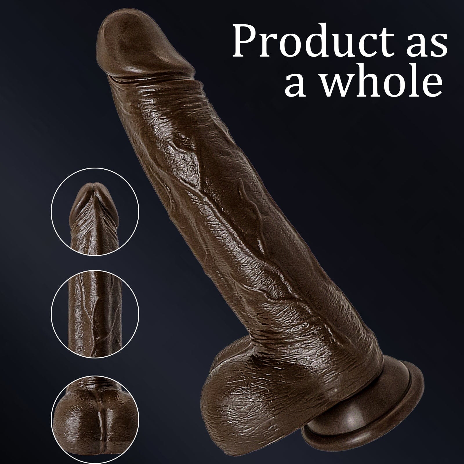 8.6-In Vibrating Thrusting Swing Thick Long Lifelike Dildo With Remote Control