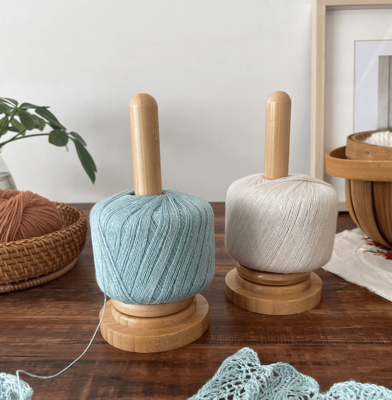 🔥Last 4 hours 49% OFF -🥃Wooden Yarn Spool Rack