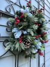 🎅Early Christmas Promotion - 49% OFF 🎄Handmade Winter Wonderland Pinecone Wreath