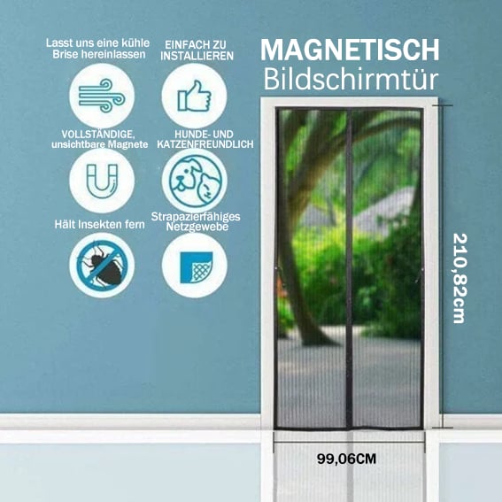 🔥Letzter Tag Verkauf 49% Rabatt 🔥Magnetische Fliegengittertür