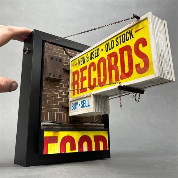 🎁TikTok Last Day Sale - 70% OFF🔥Record Store Retro Wall Light - Record Collector Gift✨3-Year Warranty
