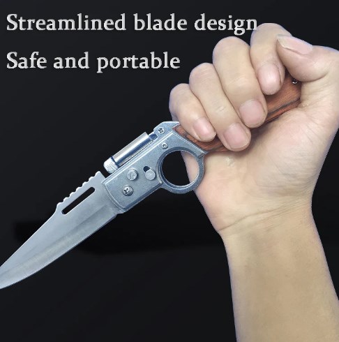 🔥Handcrafted By German Masters - Multifunctional Outdoor AK47 Folding Knife