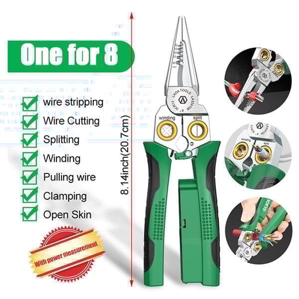 🧰8 in 1 Wire Stripper Twister