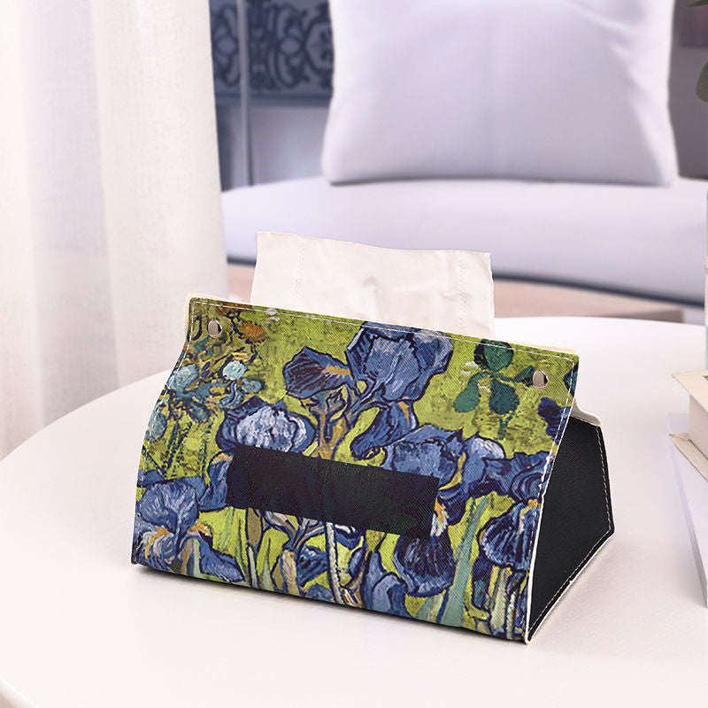 (🎄CHRISTMAS NOW-49% OFF)Artistic Oil Painting Tissue Box-Buy 2 Get 10% OFF TODAY!