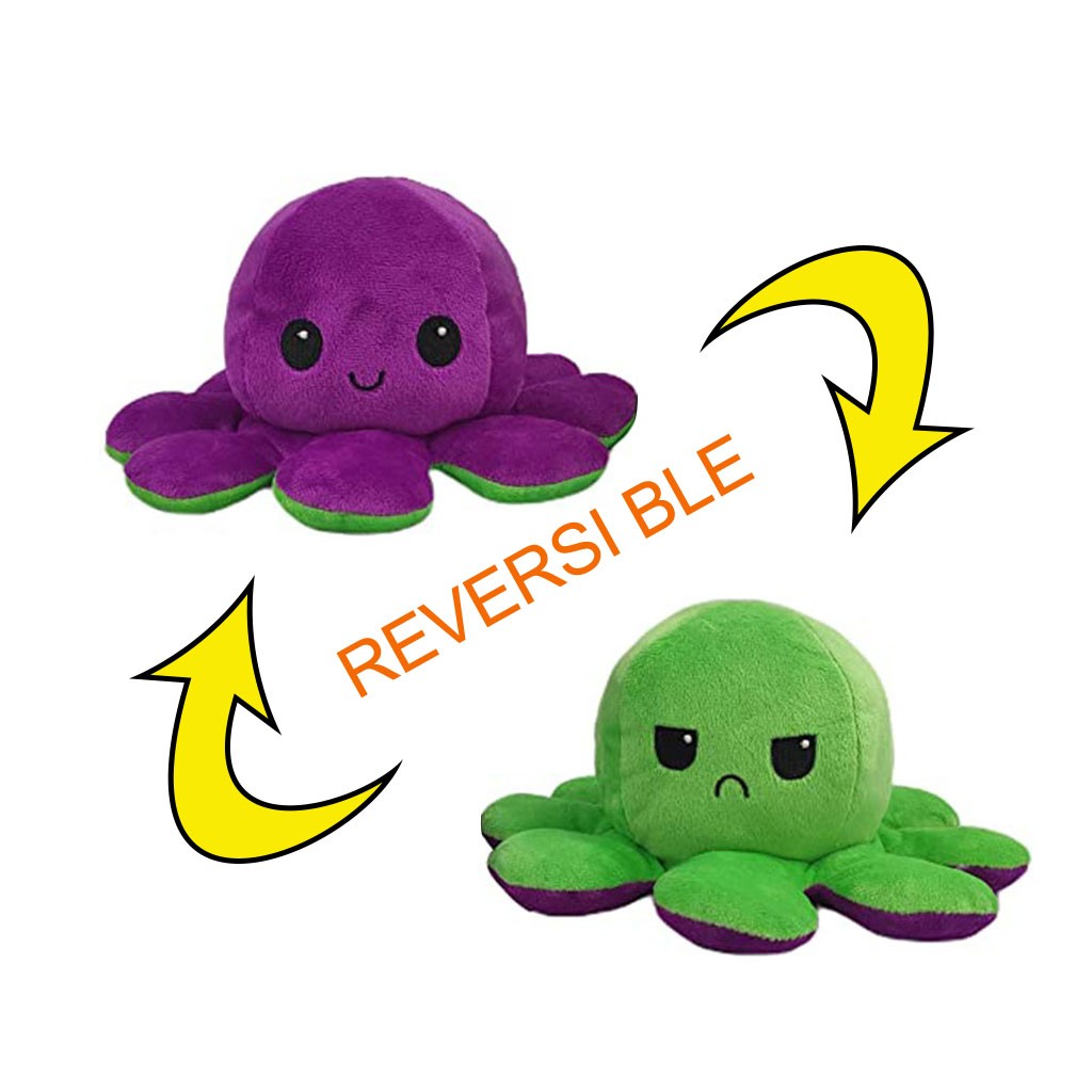 (NEW YEAR PROMOTION -50% OFF)Reversible Flip octopus Plush Stuffed Toy