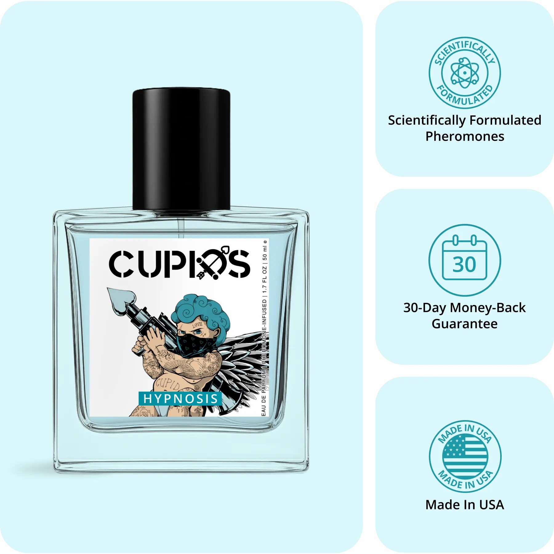 Original EDP Hypnosis 2.0 Pheromone-Infused Cologne for Men