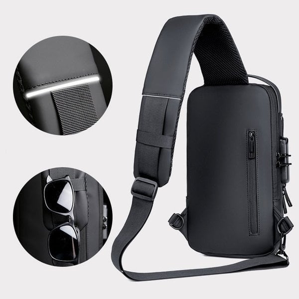 🔥Holiday Sale - USB Charging Sport Sling Anti-theft Shoulder Bag