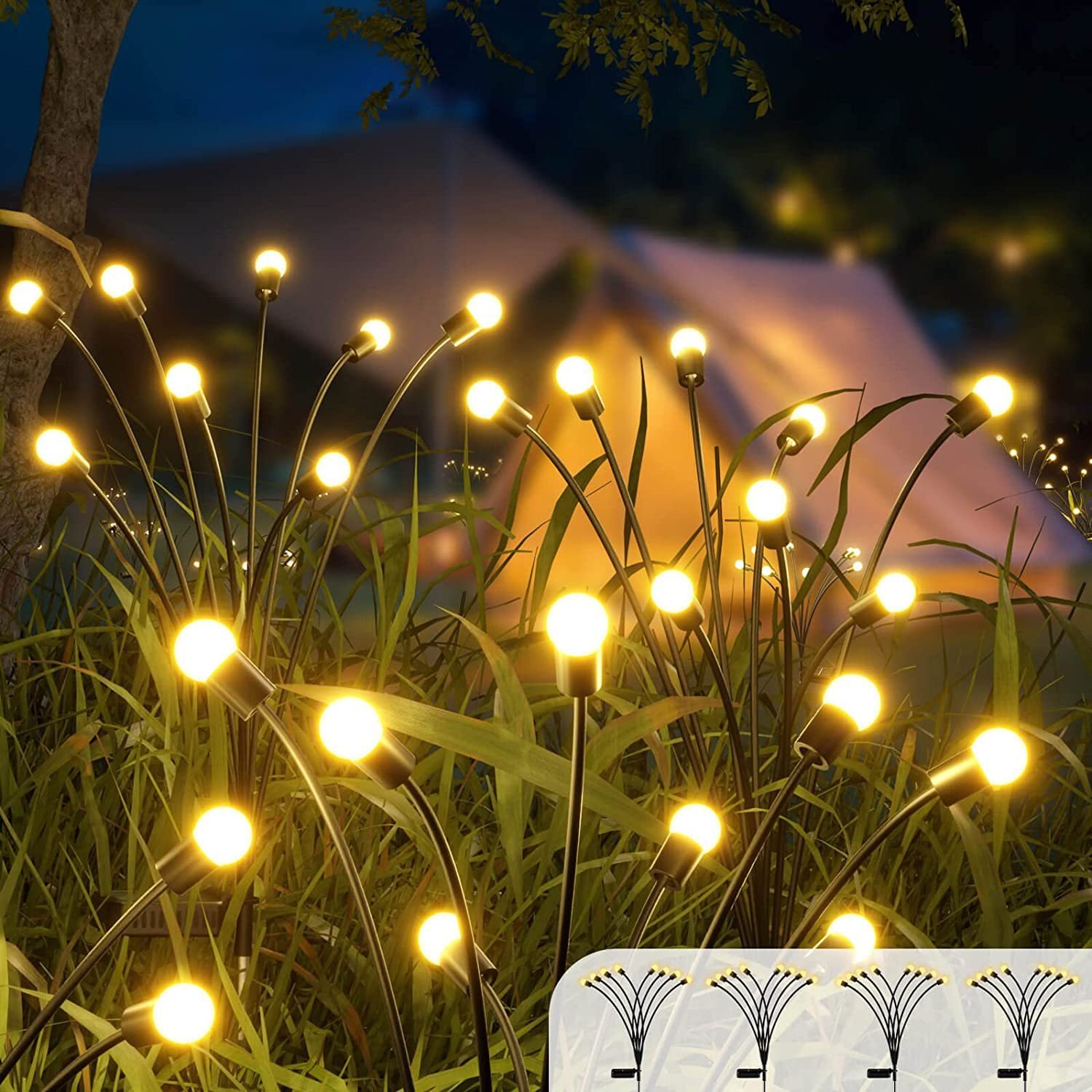 TikTok Last Day Promotion -60% OFF🎉Waterproof Solar Powered Firefly Light