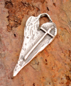 ✝️100% Handmade Silver Cross Healing Heart (Chad Smith Handmade®)