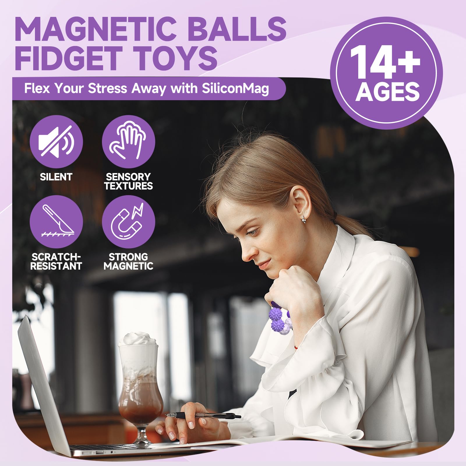 🎁TikTok Last Day Sale - 70% OFF🎉Magnetic Sensory Fidget Ball Toy🧲