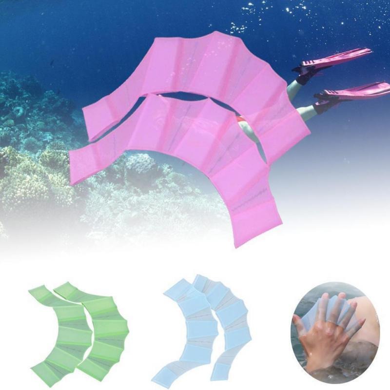 (SUMMER HOT SALE - SAVE 50% OFF) HydraHand Silicone Hand Swimming Fins(1 Pair) - Buy 4 Free Shipping