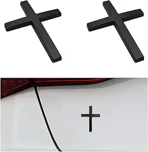 ⏰LAST DAY SALE 50% OFF✝️Metal Jesus Christ Cross Badge Stickers